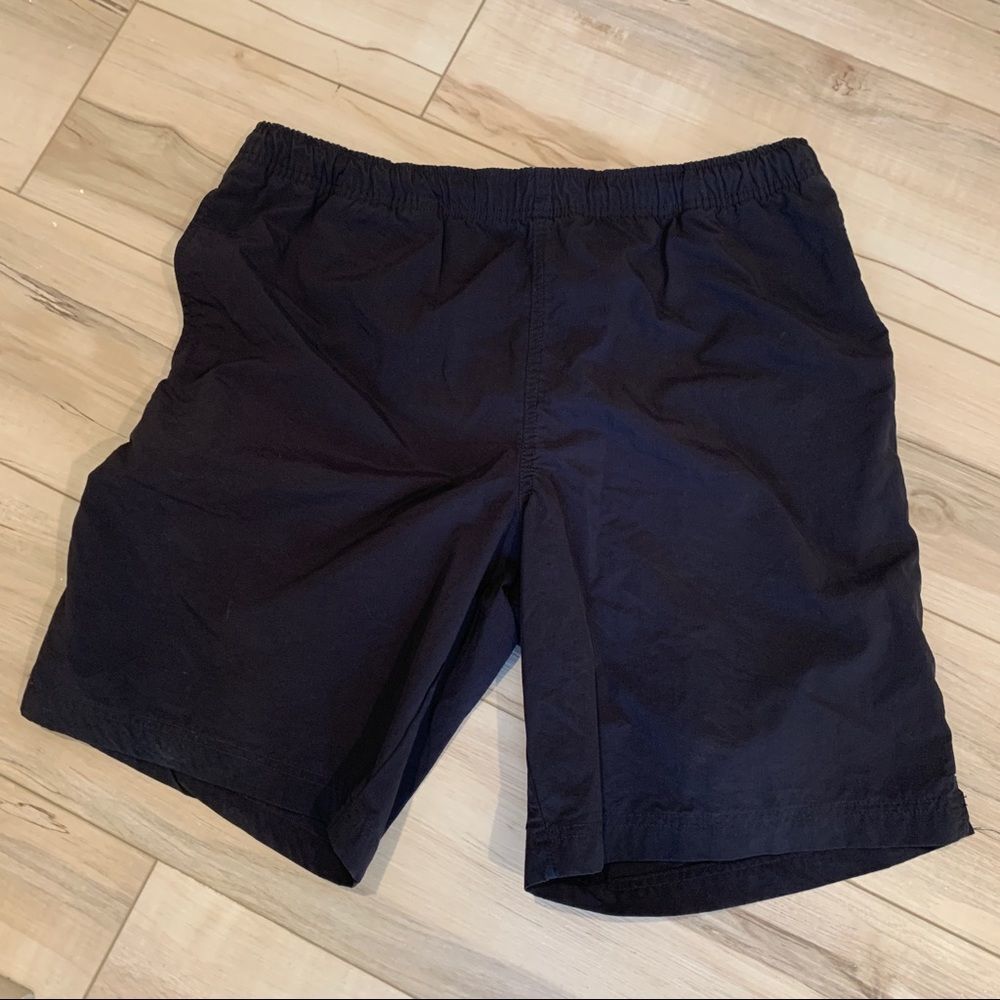Lands End black swim trunk board shorts Size M (32-34)
